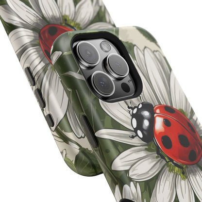 Ladybug & Daisy Garden Charm - MagSafe iPhone Case