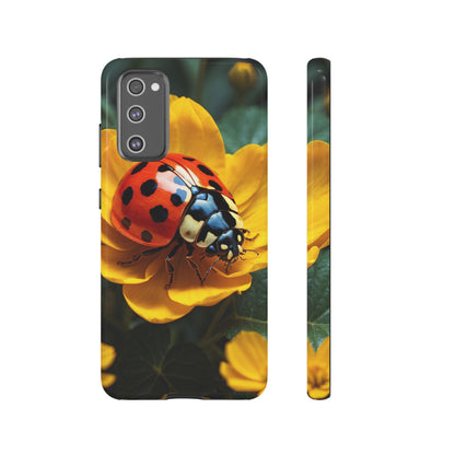 Golden Blooms & Ladybug Charm - Samsung Galaxy Case