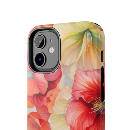 Gumamela Blush Pink Watercolor Floral – iPhone Series Case