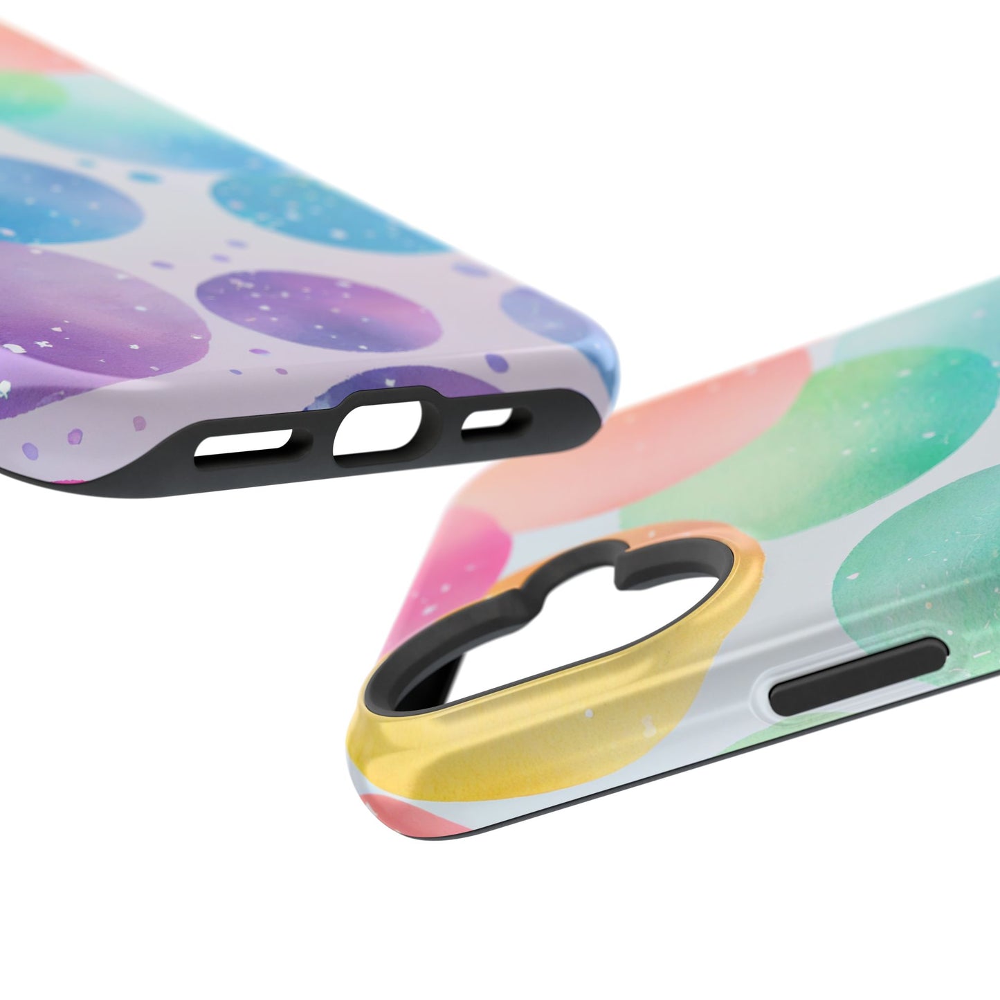 Pastel Galaxy Bubbles  MagSafe iPhone Case – Slim Design, Glossy Finish