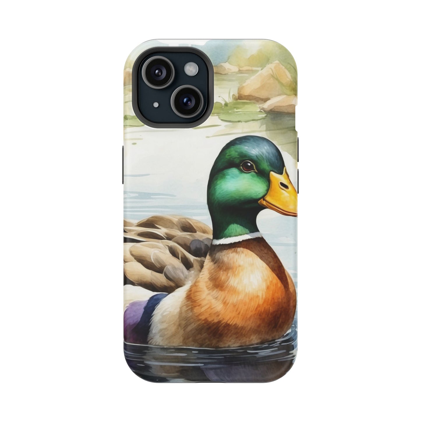 Serene Duck Reflection - MagSafe iPhone Case