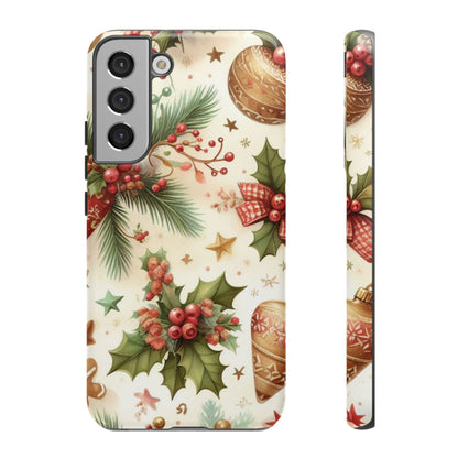 Classic Christmas Stocking & Ornaments Pattern – Samsung Galaxy Series Case