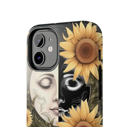 Sunflower Moon and Stars iPhone Case – Ethereal Art