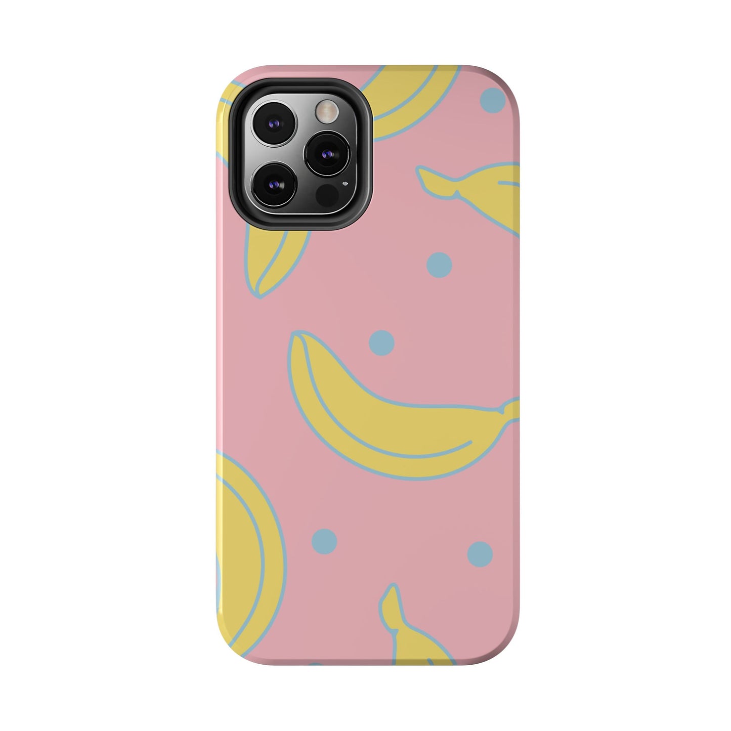 Pink Banana Pop iPhone Case – Cute Pastel Design with Fun Retro Vibe