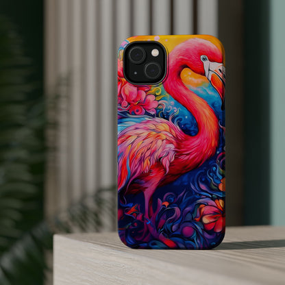 Flamingo Radiance – MagSafe iPhone Cases