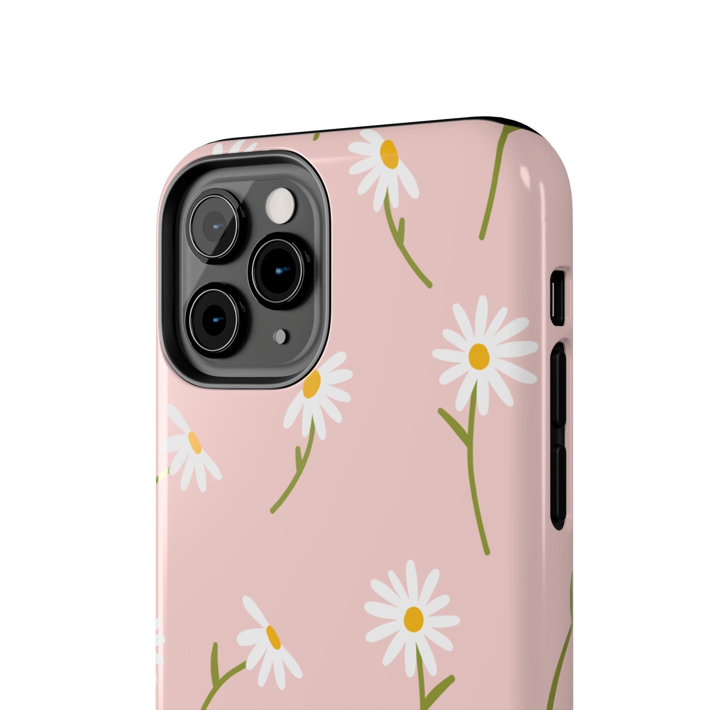 Daisy Delight Tough iPhone Case – Cute Floral Design with Dual-Layer Protection