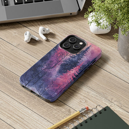 Sunset Snow Forest - iPhone Series Case