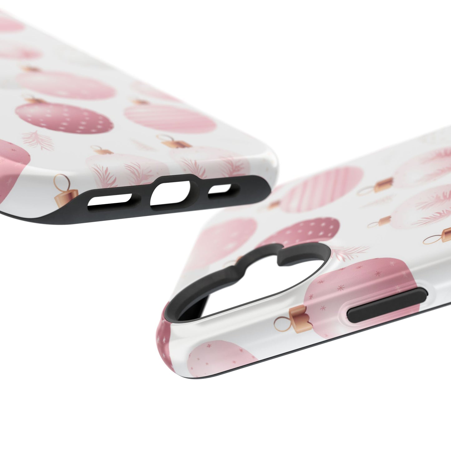 MagSafe iPhone Case: Merry in Pink – Christmas Balls