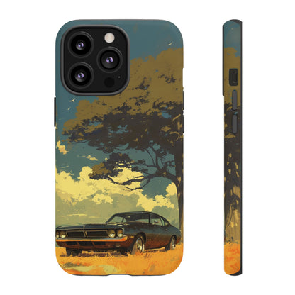 Retro Road Trip Vintage Car iPhone Case