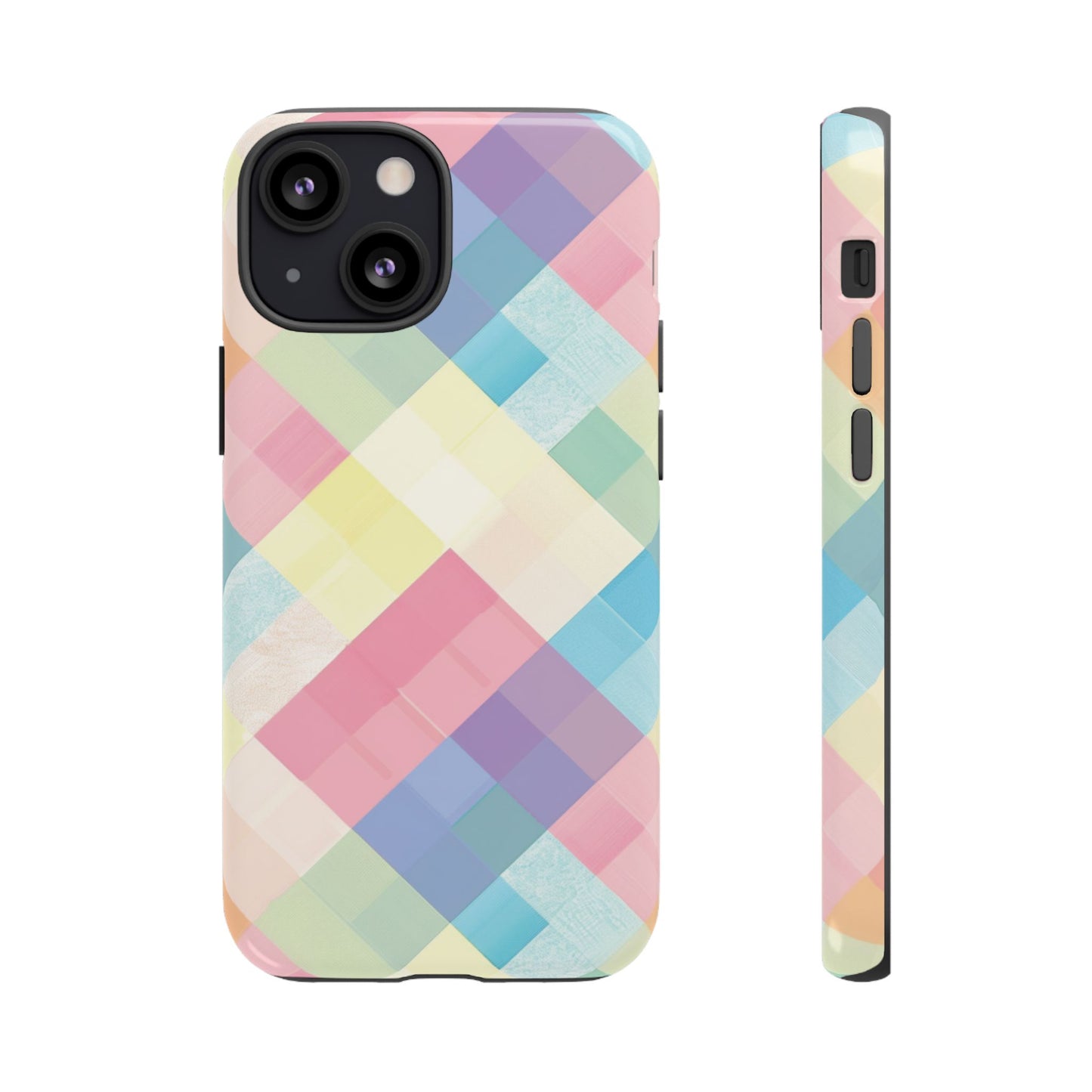 Spring Sonata Pastel Plaid Case