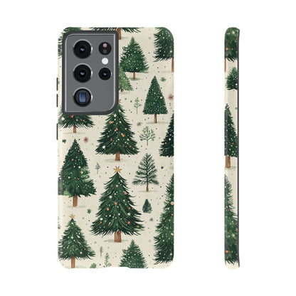 Festive Christmas Tree Forest Pattern – Samsung Galaxy Series Case