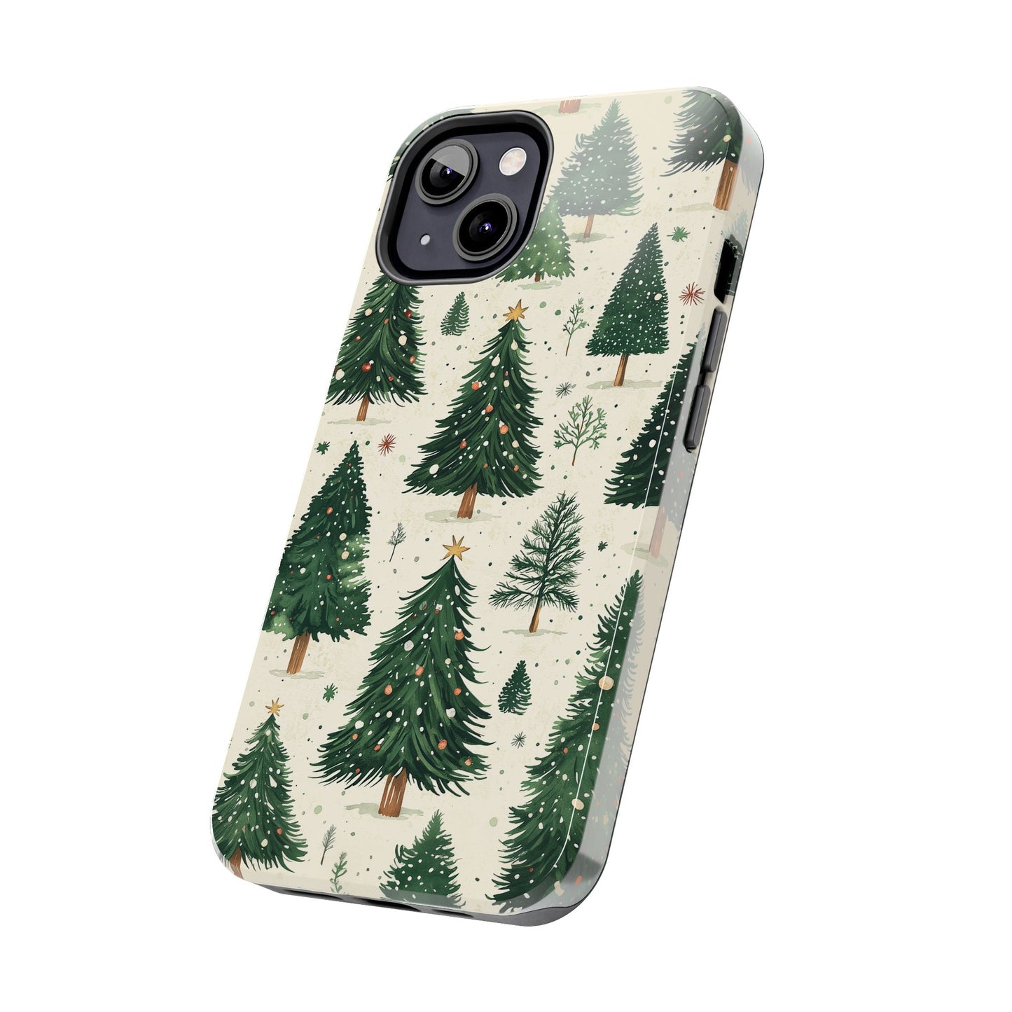 Festive Christmas Tree Forest Pattern – iPhone Series Case