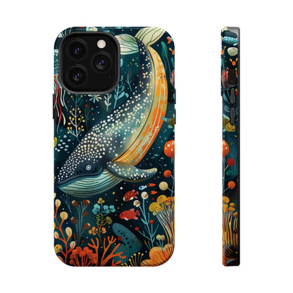 Oceanic Elegance Whale iPhone Case