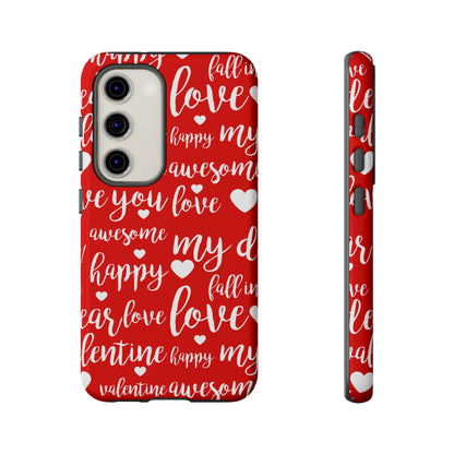 Valentine Words Pattern – Samsung Galaxy Case