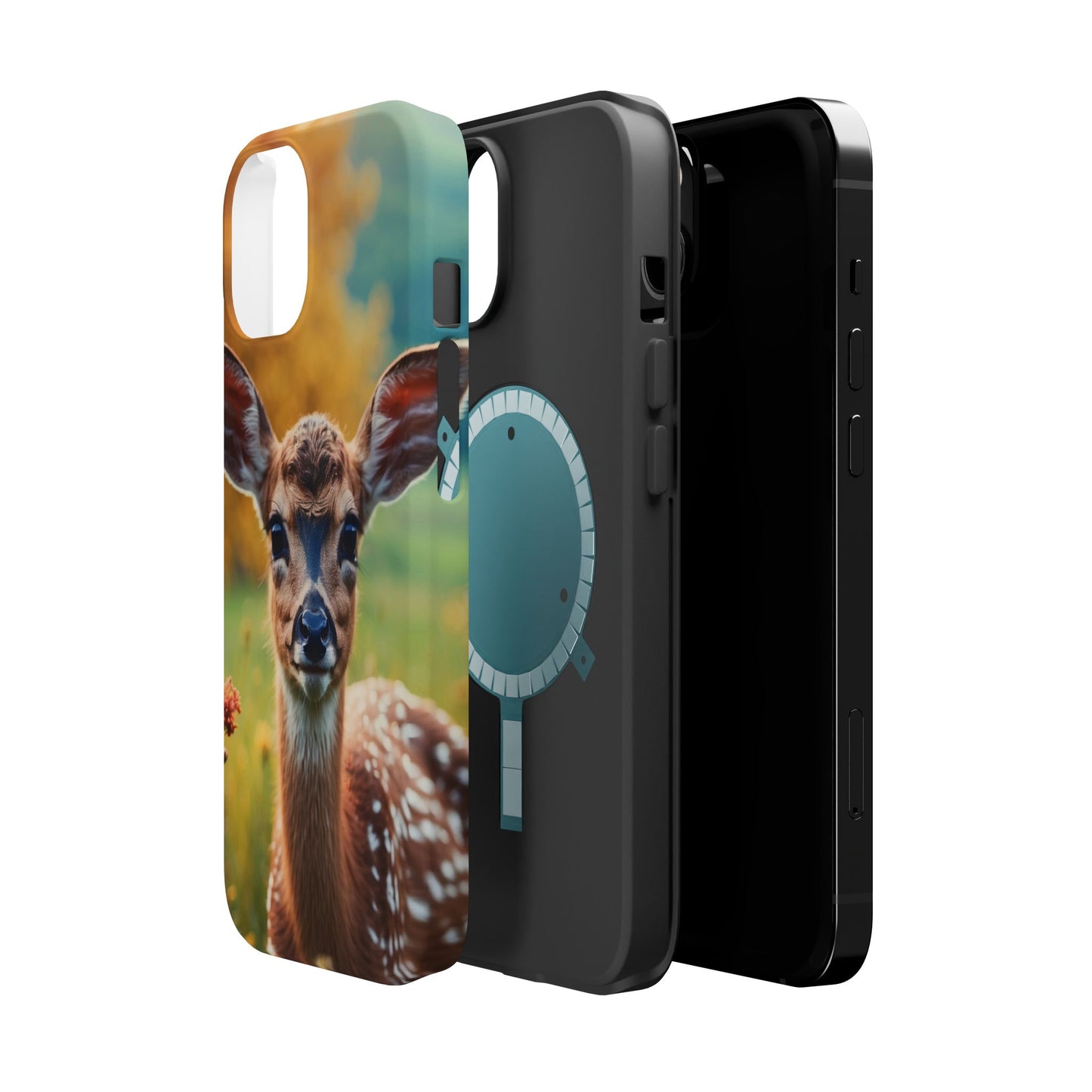 MagSafe-Compatible iPhone Case – Golden Meadow Fawn