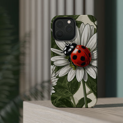 Ladybug & Daisy Garden Charm - MagSafe iPhone Case