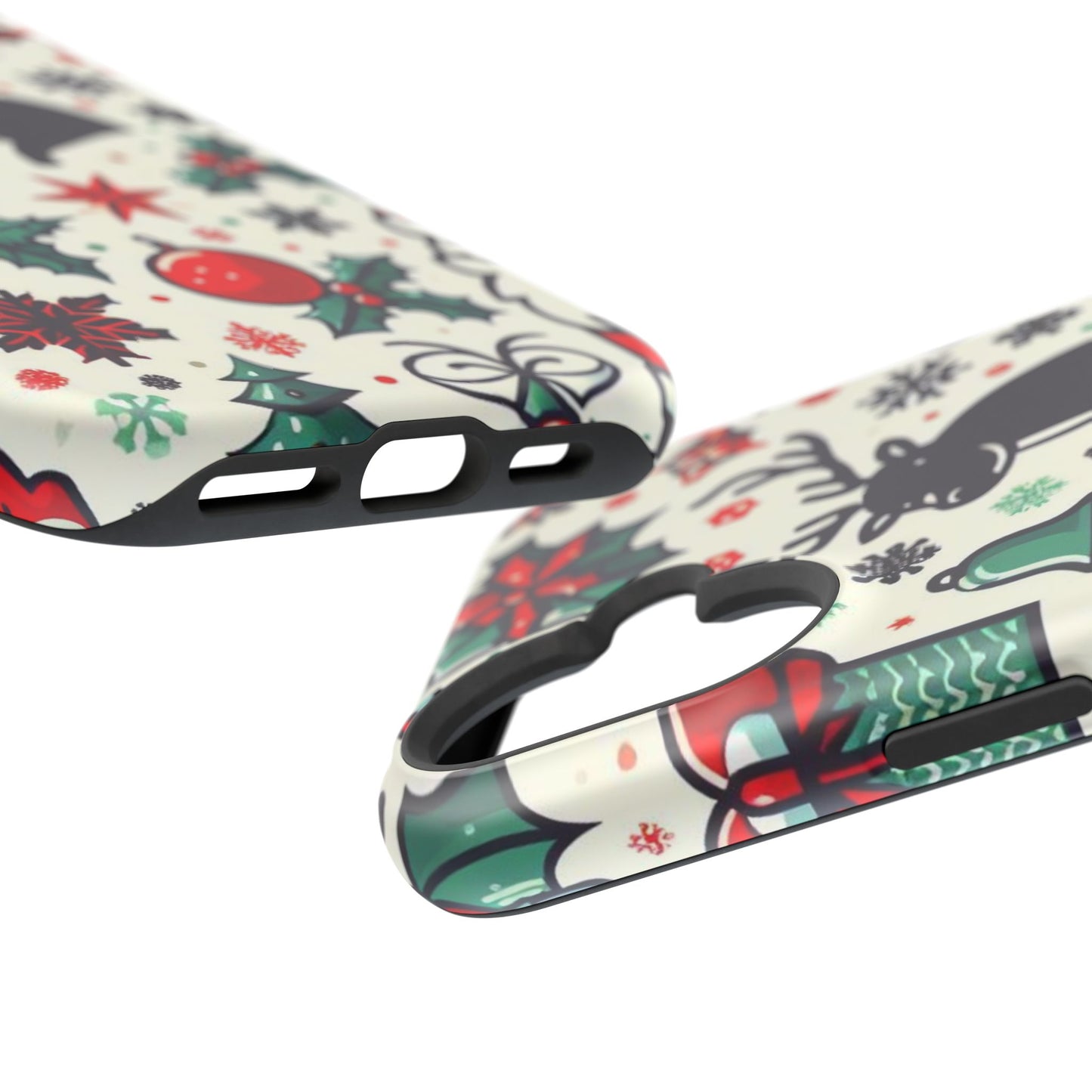 Cartoon Christmas Cheer – MagSafe iPhone Case