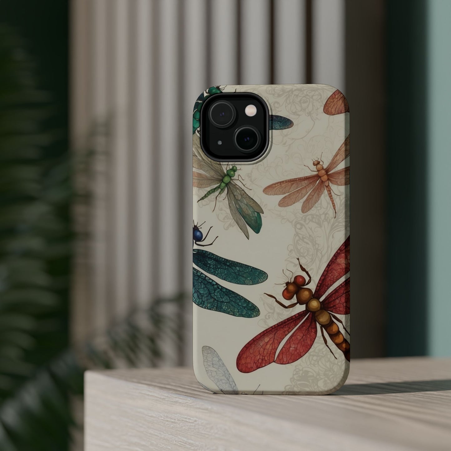 Vintage Dragonfly Garden – MagSafe iPhone Series Case