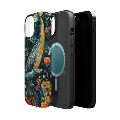 Oceanic Elegance Whale iPhone Case