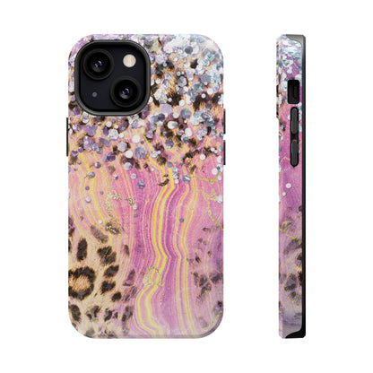 Glitter Glam Leopard – Magsafe iPhone Series Case