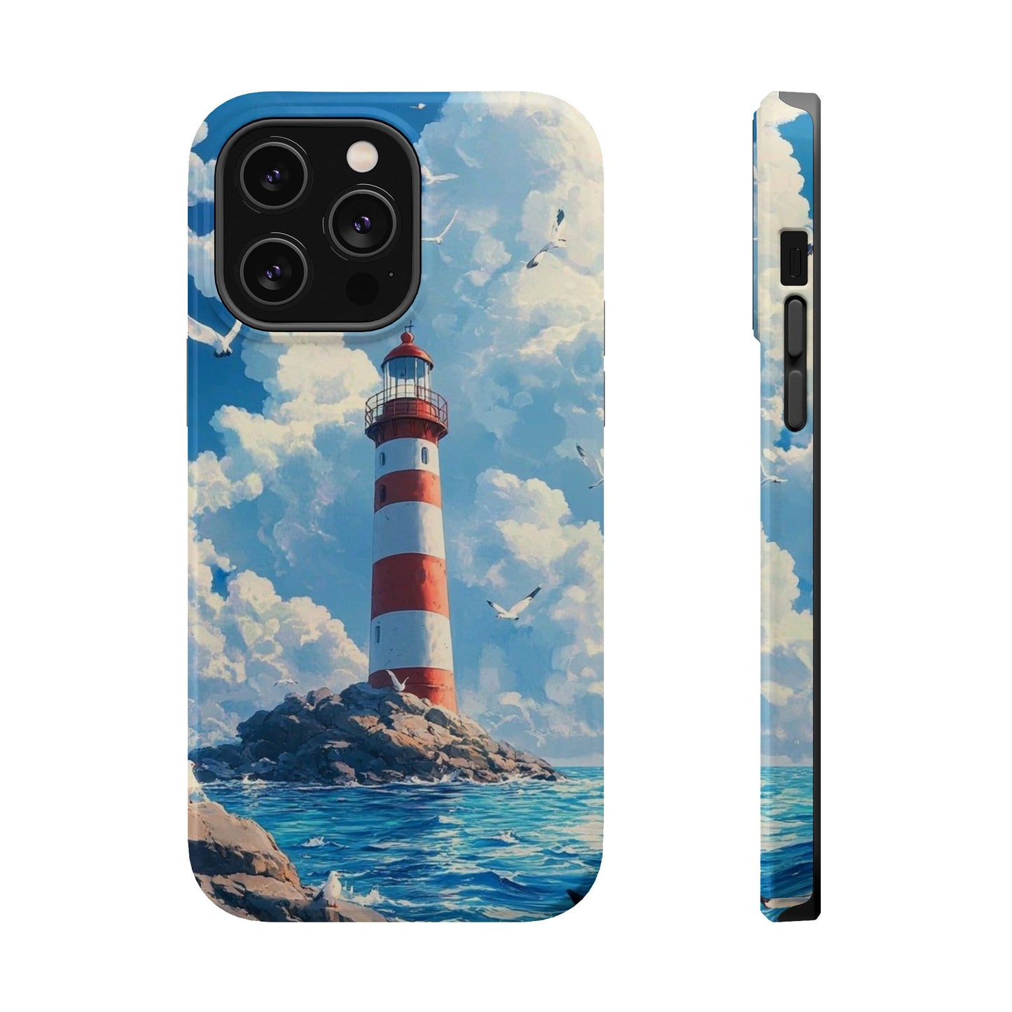 Iphone Case - Majestic Lighthouse Scene Design