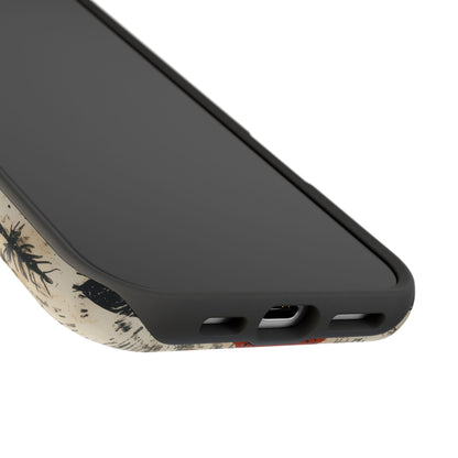 Tribal Bull Skull & Arrows Tough MagSafe iPhone Case – Rustic Western Design, Dual-Layer Protection