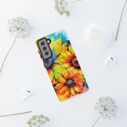 Vibrant Sunflower Splash - Samsung Galaxy Series Case