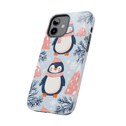 Penguin in Winter Wonderland iPhone Case