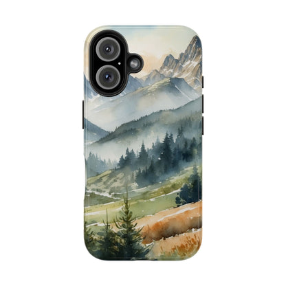 Serene Alpine Forest - iPhone Case