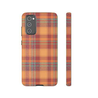 Samsung Galaxy Case - Autumn Tartan Plaid Design