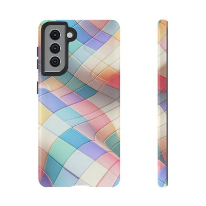 Pastel Prism Plaid iPhone Case