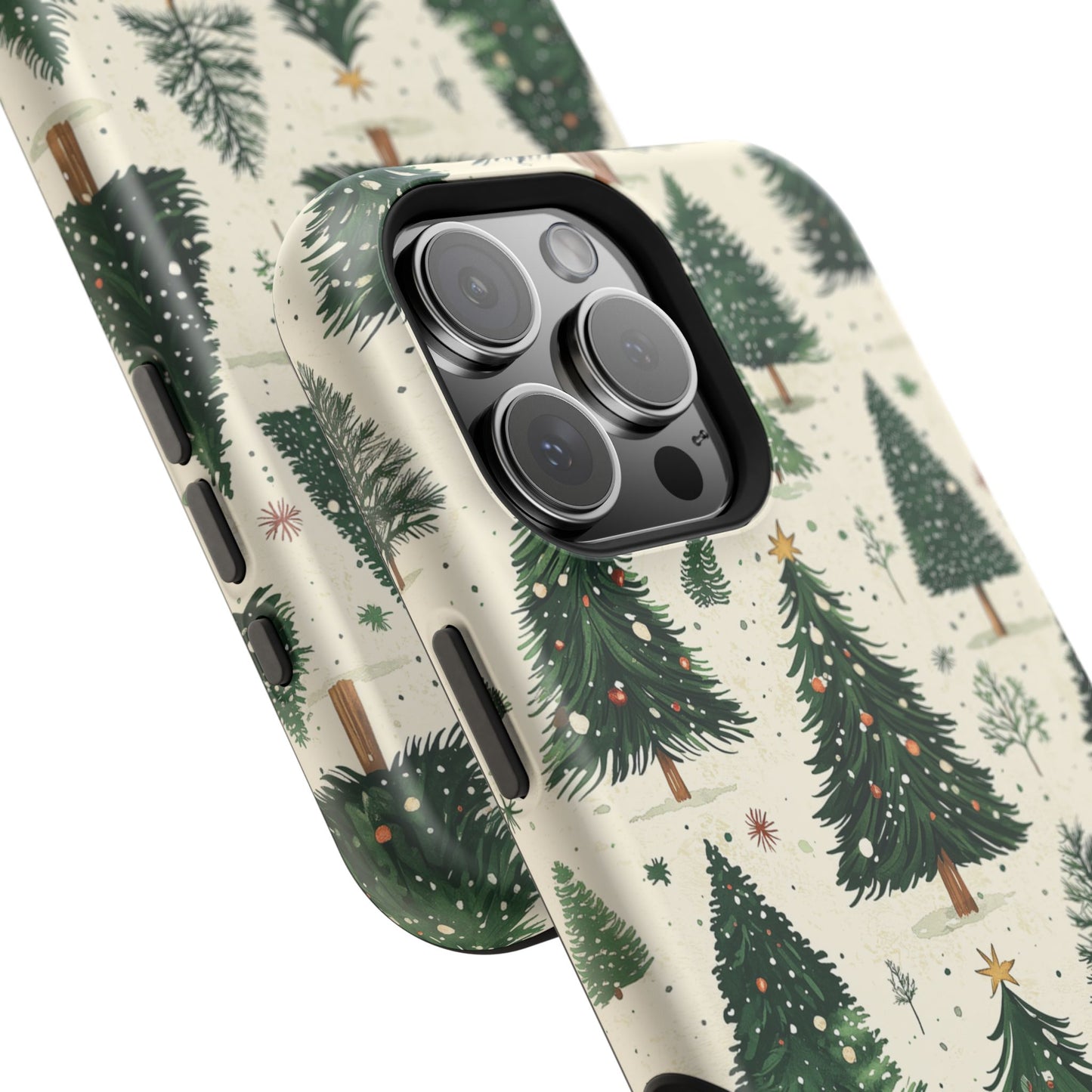 Festive Christmas Tree Forest Pattern – MagSafe iPhone Series Case