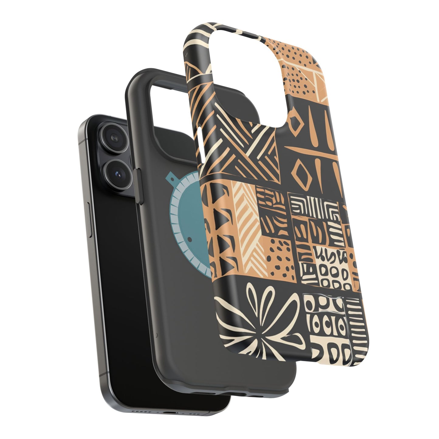 Tribal Geo-Pattern MagSafe Case – Bold Ethnic Design