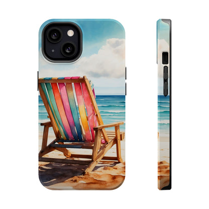 Vibrant Beach Escape MagSafe iPhone Case – Summer Vibes Design