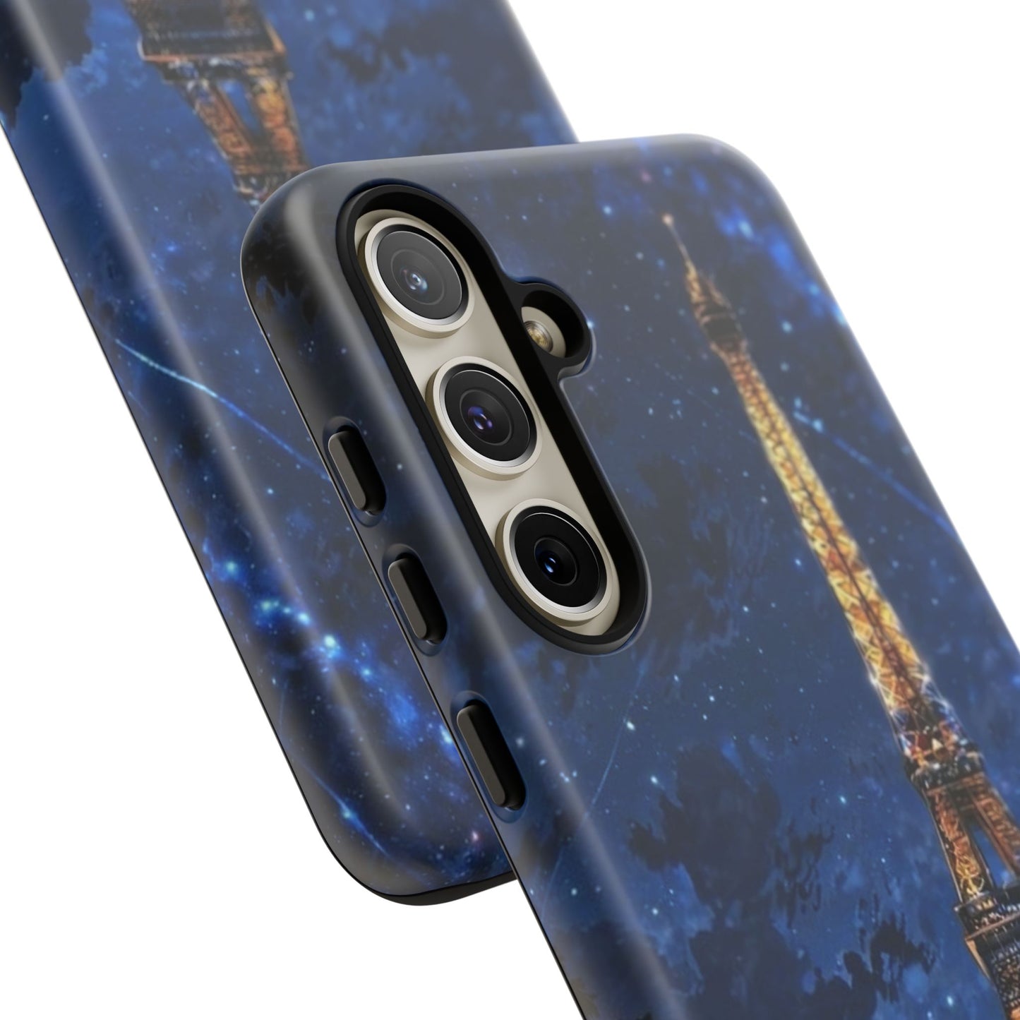 Samsung Galaxy Case - Eiffel Tower Under Starlit Sky Design