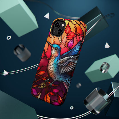 Radiant Multicolor Bird Artwork - MagSafe iPhone Case