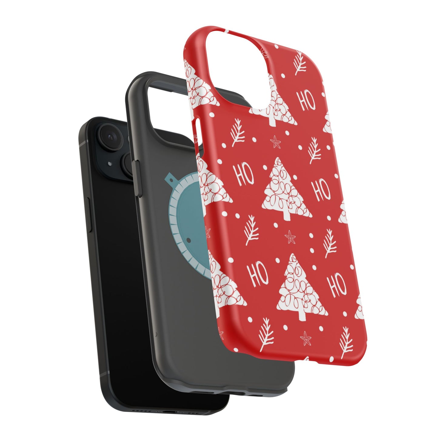 MagSafe iPhone Case: Ho Ho Ho – Christmas Tree Wonderland