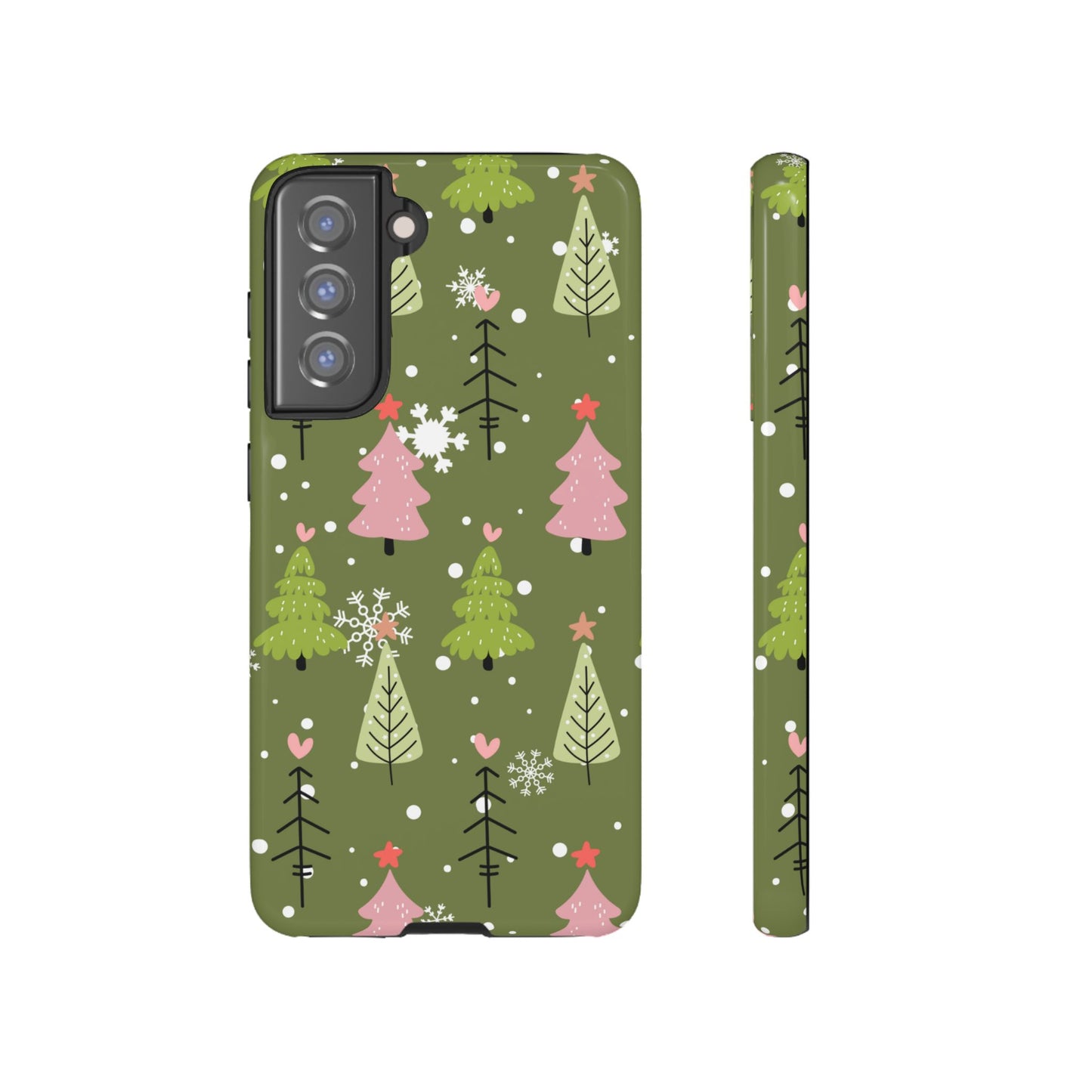 Whimsical Christmas Tree Pattern – Samsung Galaxy Series Case