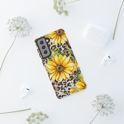 Leopard Sunflower Chic - Samsung Galaxy Series Case