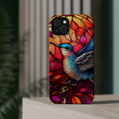 Radiant Multicolor Bird Artwork - MagSafe iPhone Case