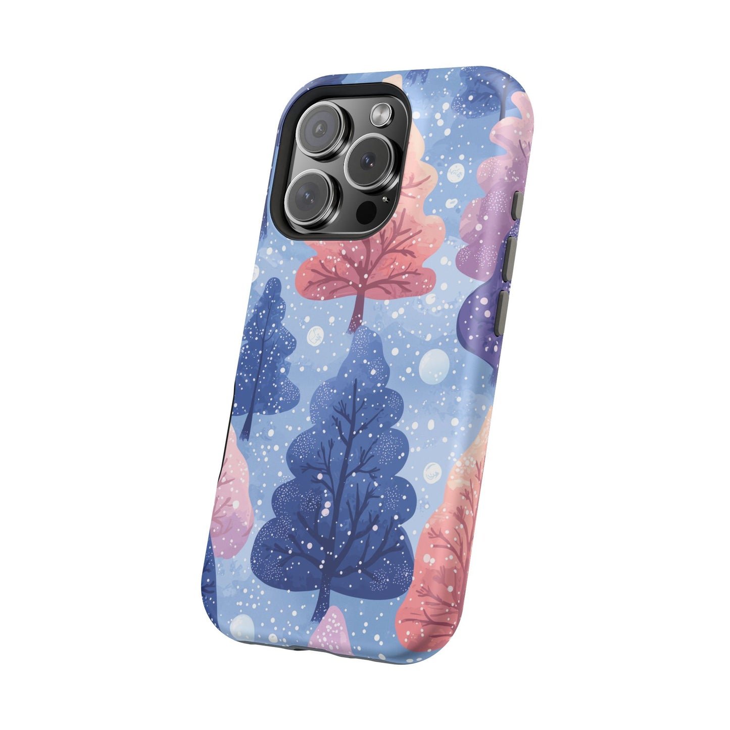 Pink & Purple Winter Wonderland - MagSafe iPhone Series Case