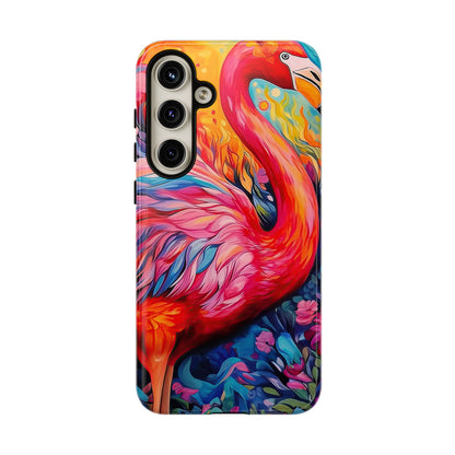 Flamingo Fiesta – Vibrant Flamingo Samsung Galaxy Phone Case