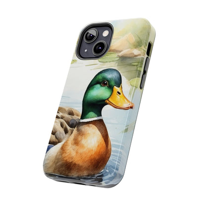 Serene Duck Reflection - iPhone Case