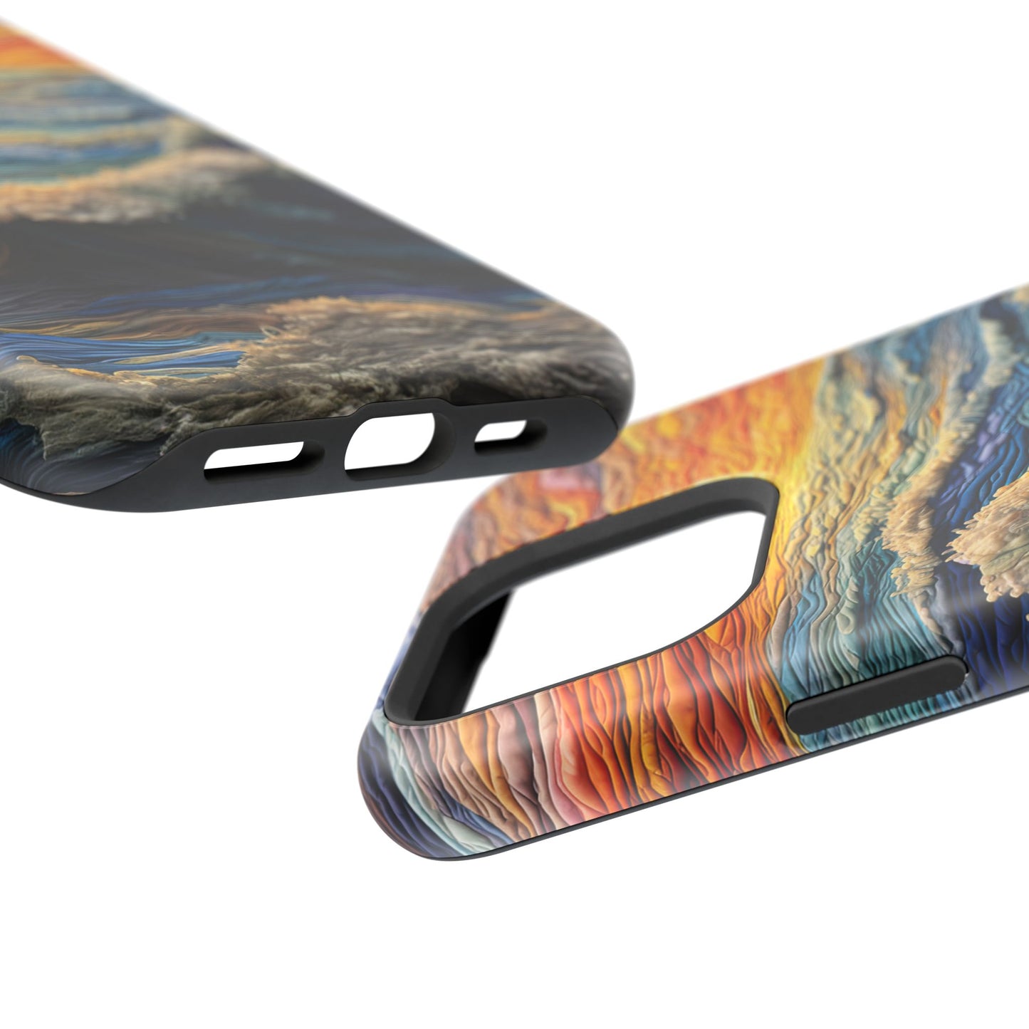 Ocean Sunset Tapestry Waves – MagSafe iPhone Series Case