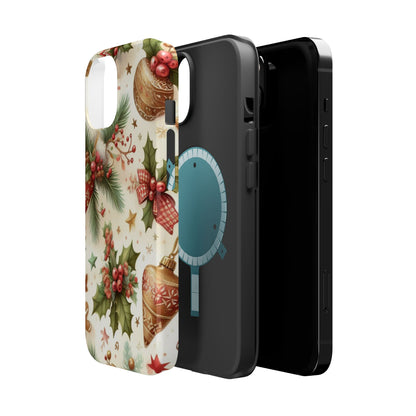 Classic Christmas Stocking & Ornaments Pattern – iPhone Series Case