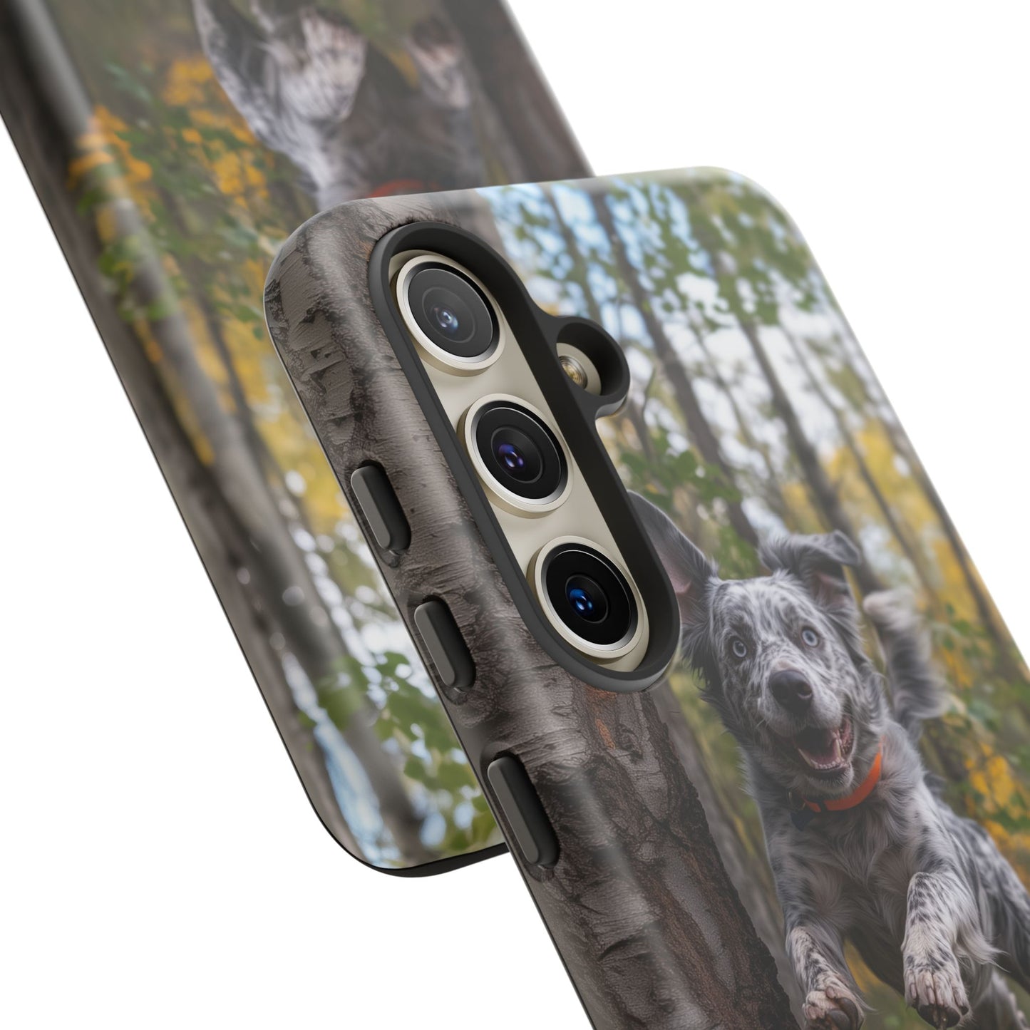 Happy Forest Dog iPhone Case – Nature-Inspired Protective Cover