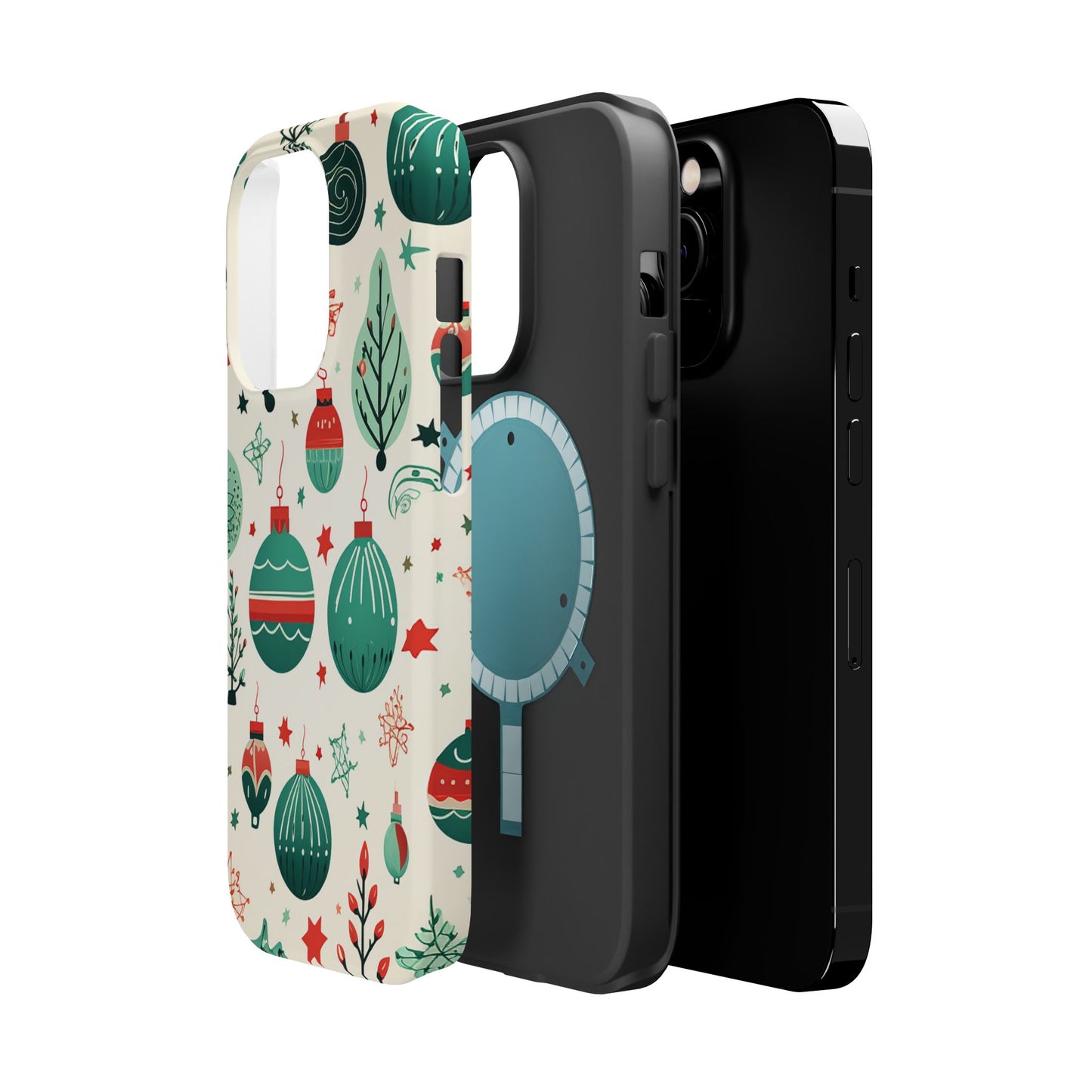 Vintage Christmas Ornaments Pattern – MagSafe iPhone Series Case