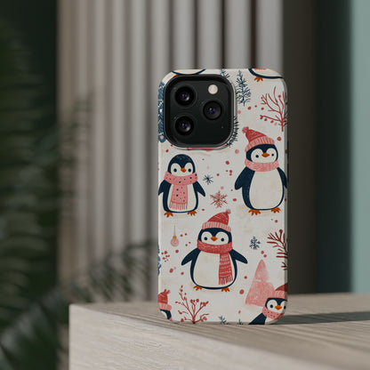 Penguin Paradise – Christmas Cheer MagSafe iPhone Case