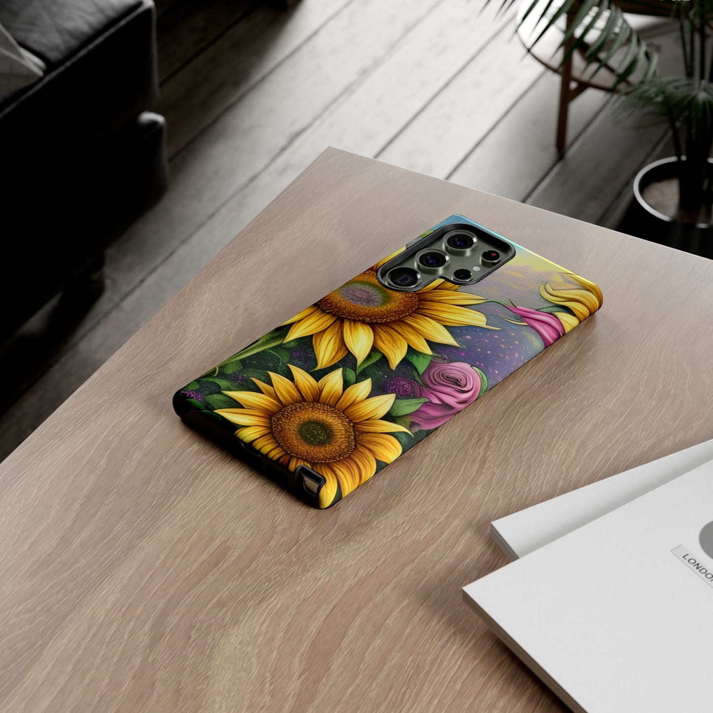 Whimsical Sunflower & Rose Garden - Samsung Galaxy Series Case