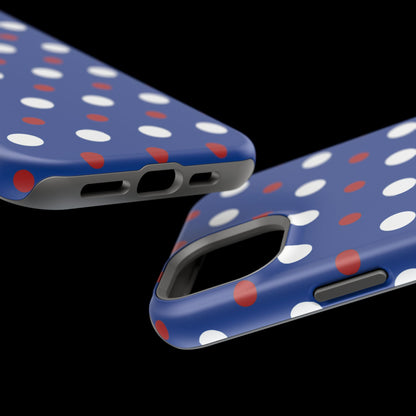 Patriotic Polka Dots – MagSafe iPhone Case